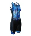 Perform Triathlon Suit, Front Zip - Floral Cluster