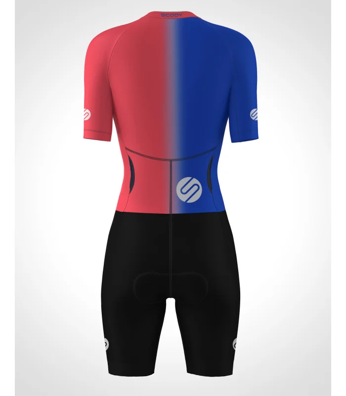 Fluoro Vista Women's Accelerate Sleeved Triathlon Suit | Triathlon Gear