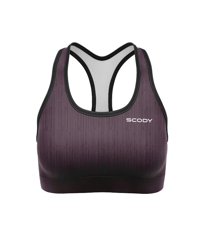 Crop Top Racer Back - Switch Plum