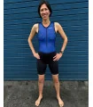 Perform Triathlon Suit, Front Zip - Staple Cobalt Blue