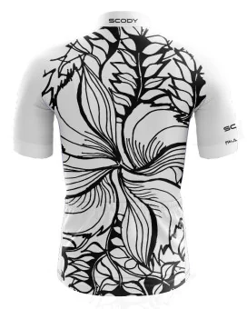 Performance Cycle Jersey Men - African Tulip by Paul Trotter