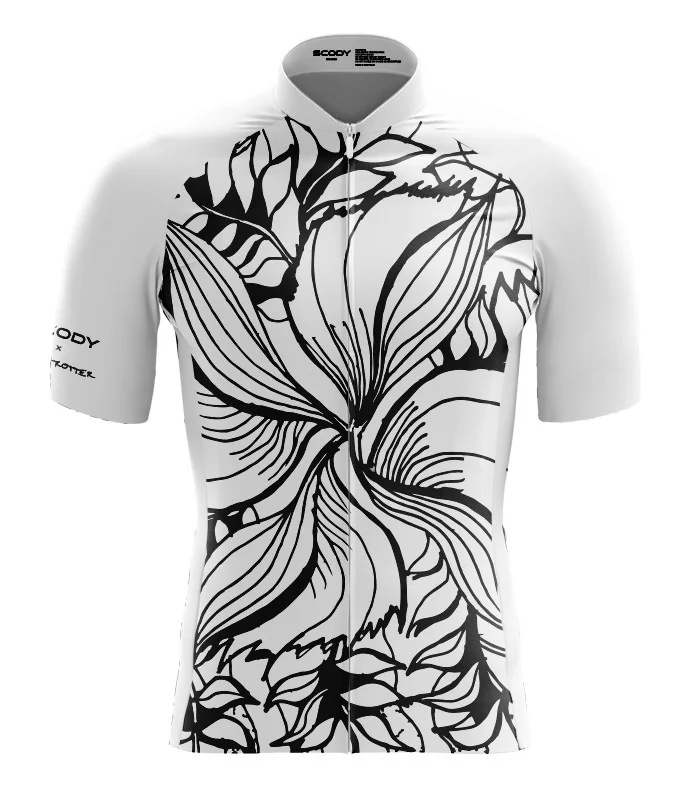 Performance Cycle Jersey Men - African Tulip by Paul Trotter