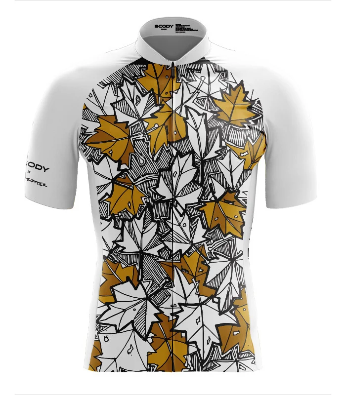 Performance Cycle Jersey Men - Autumn Leaves by Paul Trotter | Cycling Jerseys