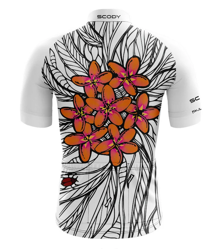 Performance Cycle Jersey Men - Frangipani by Paul Trotter | Cycling Jersey