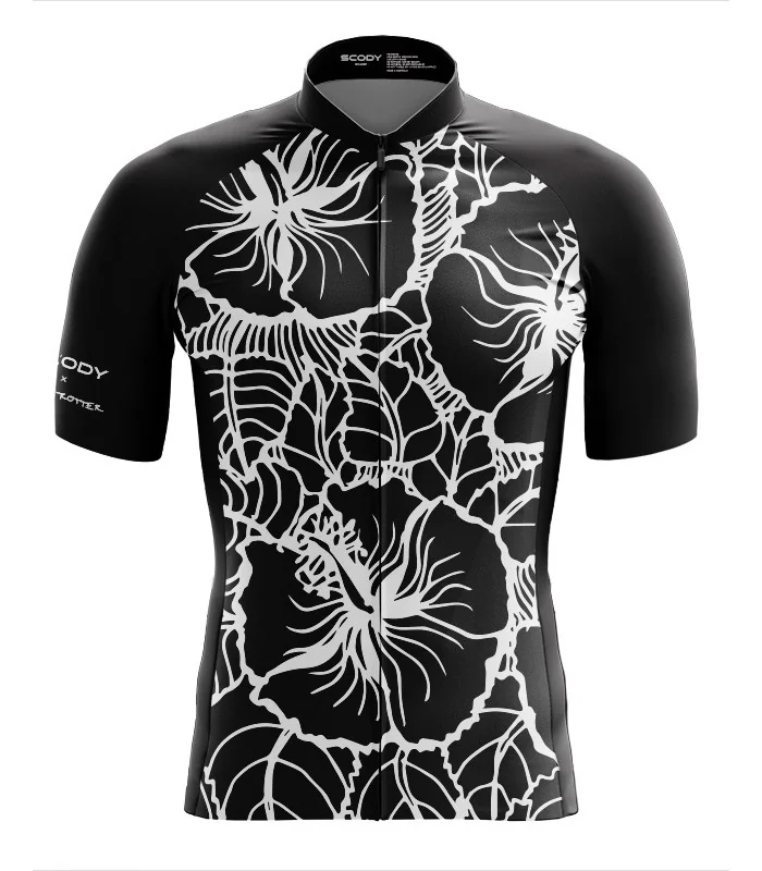 Performance Cycle Jersey Men - Hibiscus by Paul Trotter | Cycling Jersey