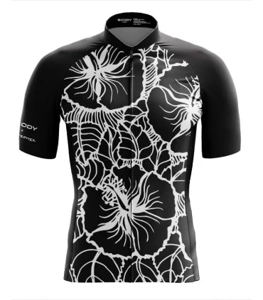 Performance Cycle Jersey Men - Hibiscus by Paul Trotter | Cycling Jersey