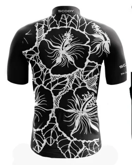 Performance Cycle Jersey Men - Hibiscus by Paul Trotter | Cycling Jersey