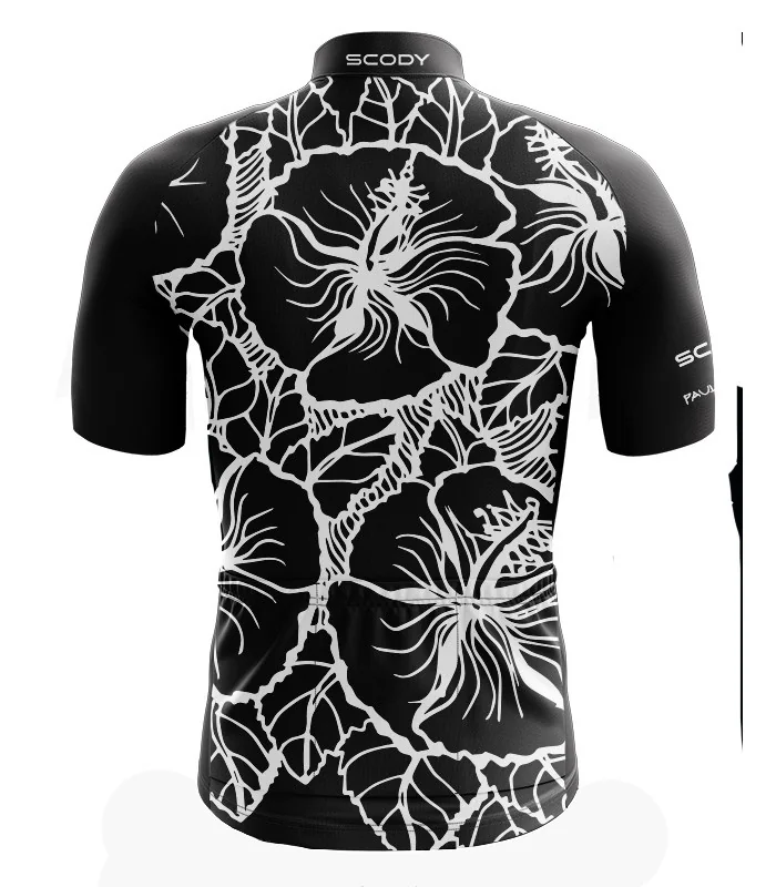 Performance Cycle Jersey Men - Hibiscus by Paul Trotter | Cycling Jersey