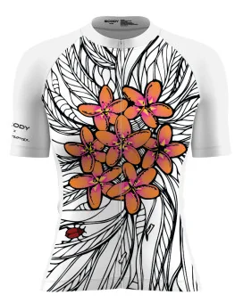 Performance Cycle Jersey Women - Frangipani by Paul Trotter | Cycling Jersey