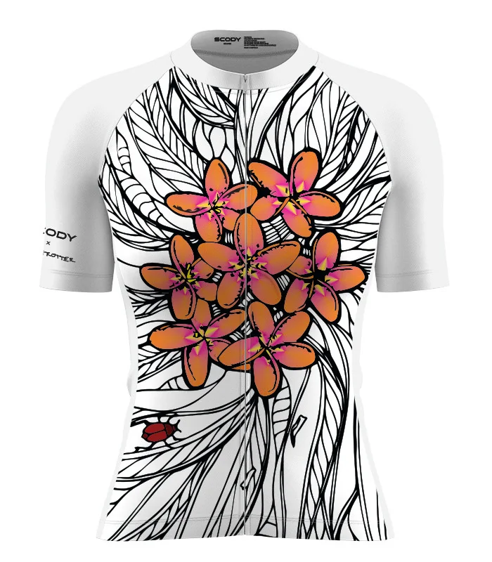 Performance Cycle Jersey Women - Frangipani by Paul Trotter | Cycling Jersey