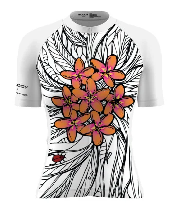 Performance Cycle Jersey Women - Frangipani by Paul Trotter | Cycling Jersey