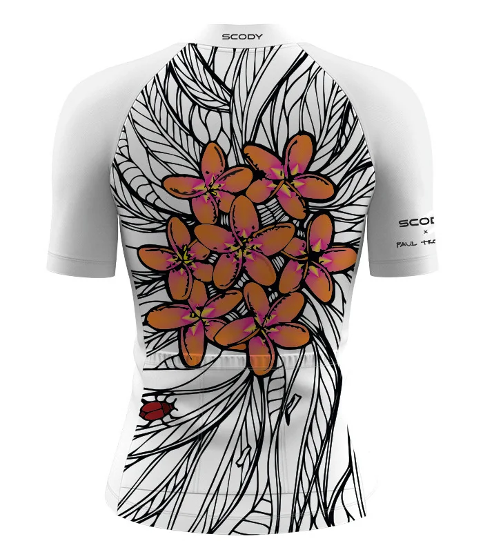 Performance Cycle Jersey Women - Frangipani by Paul Trotter | Cycling Jersey
