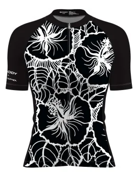 Performance Cycle Jersey Women - Hibiscus by Paul Trotter