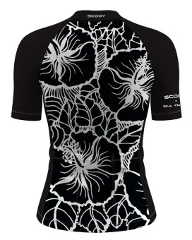 Performance Cycle Jersey Women - Hibiscus by Paul Trotter