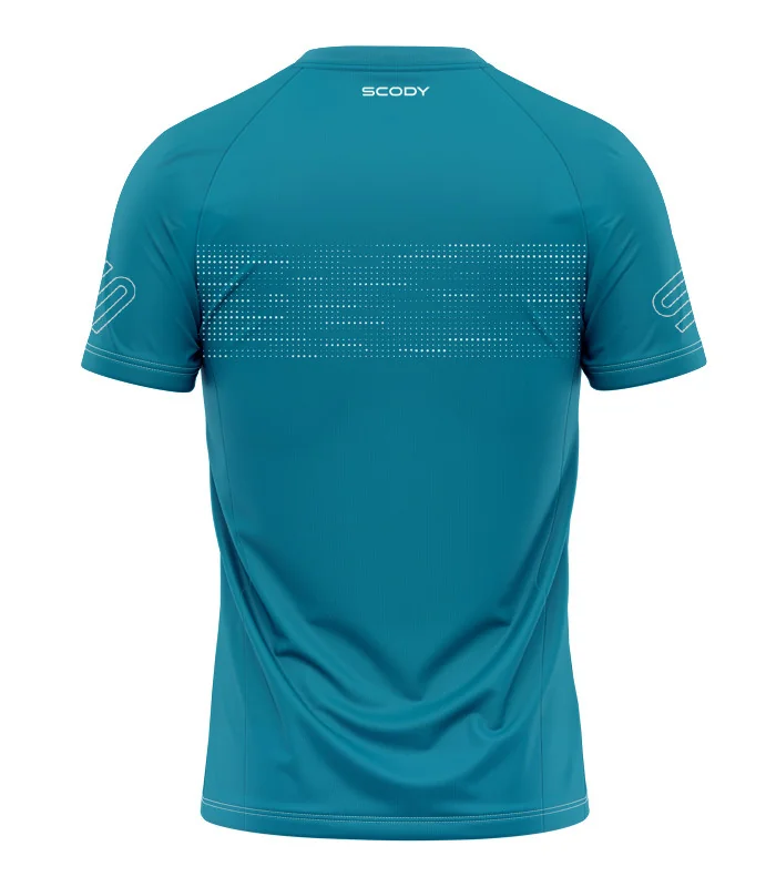 Staple Cerulean Blue Run Shirt, UPF50+ - Men | Running Gear