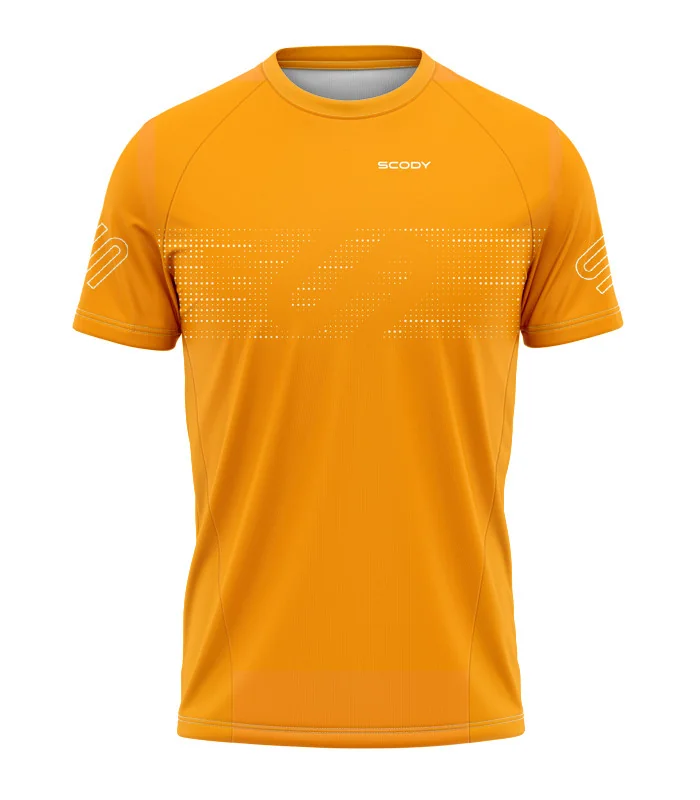 Staple Orange Run Shirt, UPF50+ - Men | Running Gear