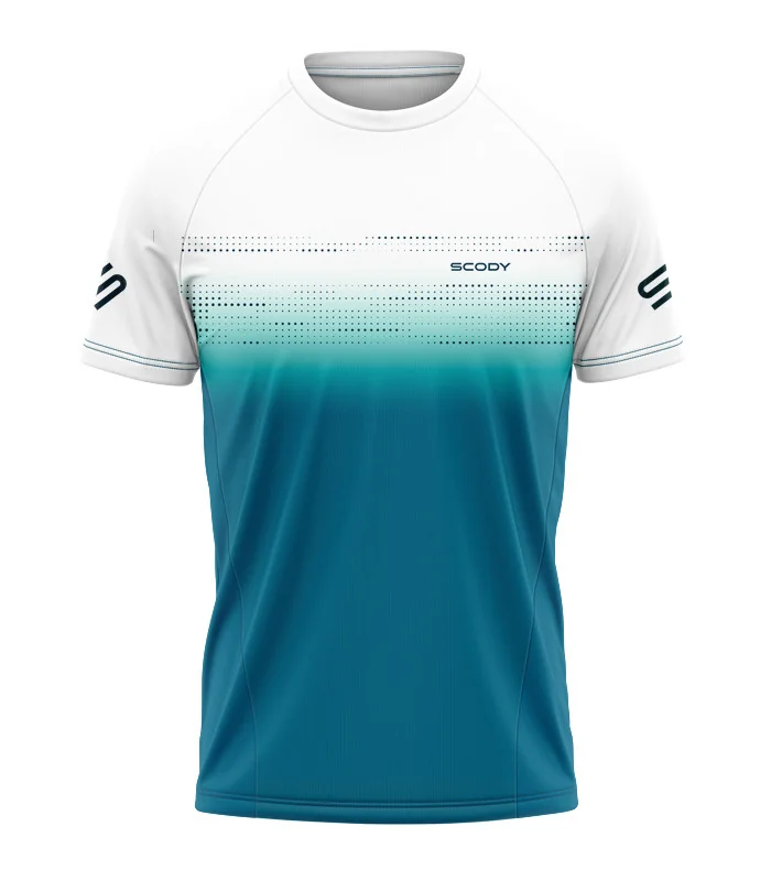 Transition Teal Run Shirt, Ultra-Light Weight - Men | Running Gear