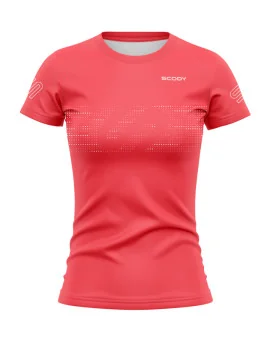 Staple Sunset Coral Run Shirt, UPF50+ - Women | Running Gear