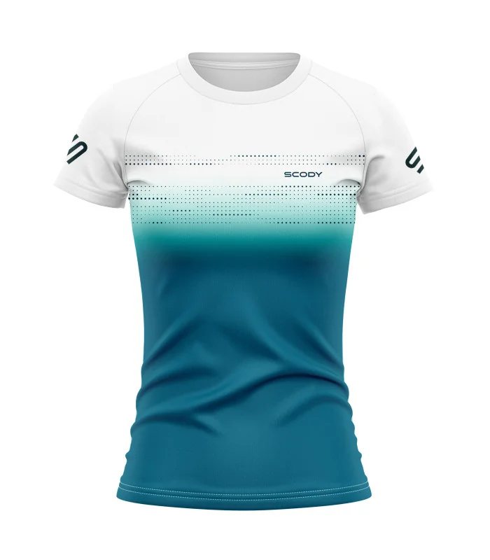 Transition Teal Run Shirt, Ultra-Light Weight - Women | Running Gear