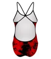 Tie Dye Red Chlorine Resistant Swimsuit, Women | Swim Wear