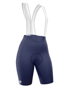 Optimise Cycle Bib Shorts, Pure Navy -Women, Silicone Gripper, Low Profile Straps | Made in Australia