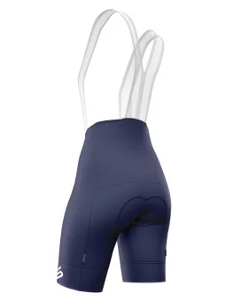 Optimise Cycle Bib Shorts, Pure Navy -Women, Silicone Gripper, Low Profile Straps | Made in Australia