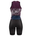 Oasis Plum Triathlon Suit, Sleeveless - Women | Made in Australia | Triathlon Gear