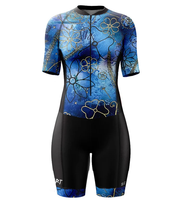 Optimised A.I.R Triathlon Suit, 3/4 zip - Floral Cluster