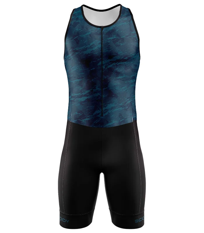 Camo Triathlon Suit, Sleeveless - Men | Made in Australia | Triathlon Gear