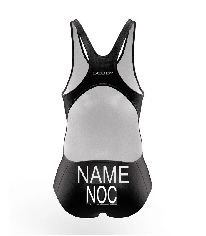Midnight Black Women's Triathlon Swimsuit - Named, WT Compliant | Triathlon Gear
