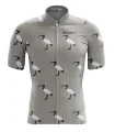Bin Chicken Cycle Jersey on Grey - Men