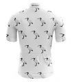Bin Chicken Cycle Jersey on White - Men