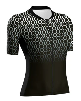 Unchained Black Ultimate Cycle Jersey - Women |Cycling Jersey