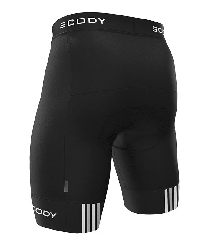 Black Cycle Shorts, X-Opaque Cuff, Accent