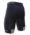 Navy Cycle Shorts, X-Opaque Cuff, Accent