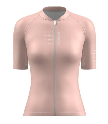 Optimise Cycle Jersey Women - Pale Rose