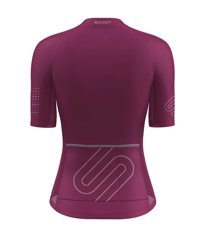 Optimise Cycle Jersey Women - Rose Red