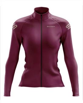 Staple Red Rose Thermal Cycle Jacket | Cycling Clothing