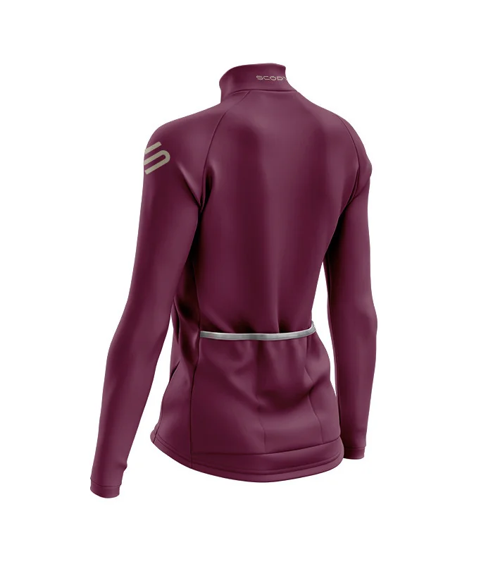 Staple Red Rose Thermal Cycle Jacket | Cycling Clothing