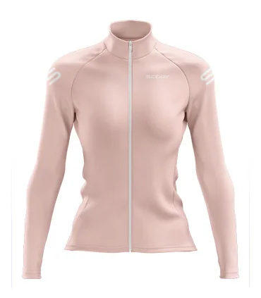 Staple Pale Rose Thermal Cycle Jacket | Cycling Clothing