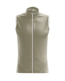 Windproof Cycle Gilet  - Staple Brulee Beige| Cycling Clothing | Made in Australia