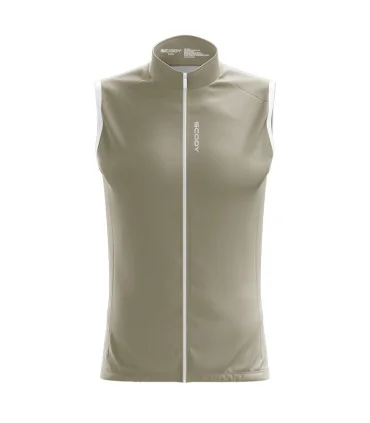 Windproof Cycle Gilet  - Staple Brulee Beige| Cycling Clothing | Made in Australia