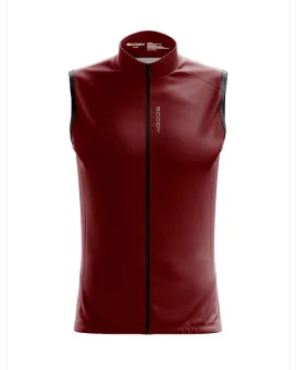 Windproof Cycle Gilet  - Staple Mars Red| Cycling Clothing | Made in Australia