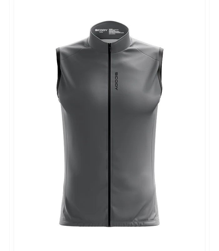 Windproof Cycle Gilet  - Staple Grey | Cycling Clothing | Made in Australia