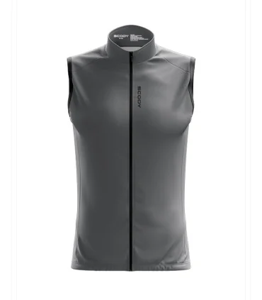 Windproof Cycle Gilet  - Staple Grey | Cycling Clothing | Made in Australia