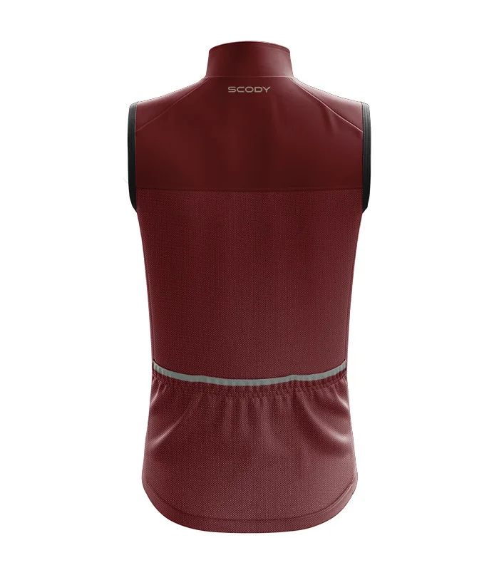 Windproof Cycle Gilet  - Staple Mars Red| Cycling Clothing | Made in Australia