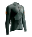 Slide Racing Green Men's L/S Performance Cycle Jersey | Made in Australia