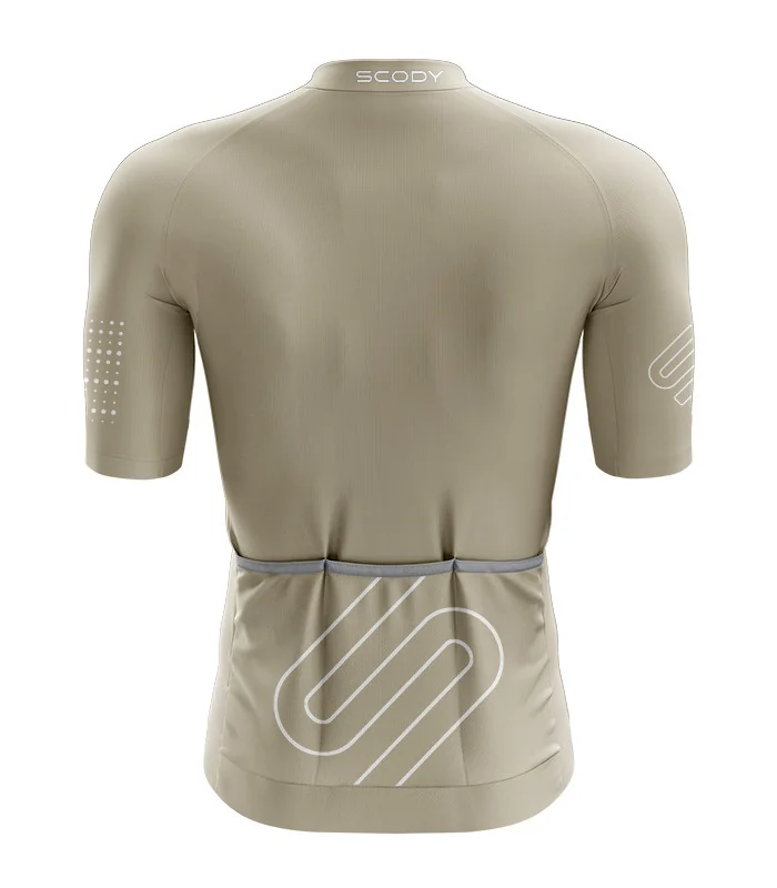 Optimise Cycle Jersey Men - Staple Brulee Beige | Cycling Clothing