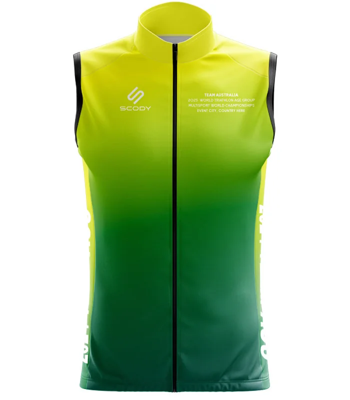 2025 World Champ Wollongong Men's Cycling Wind Vest