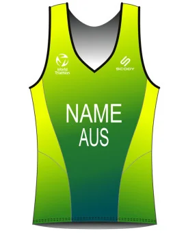 2025 World Champs Wollongong Women's Triathlon Singlet